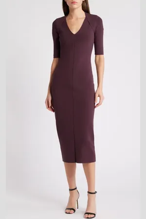 HUGO BOSS Fezanin Knit Midi Dress in at Nordstrom, Size X-Small