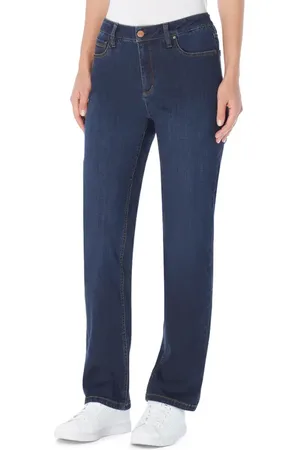 Jones New York Lexington Straight Leg Jeans in at Nordstrom, Size 4