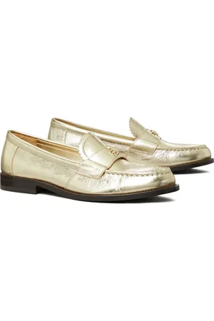 Tory Burch Classic Loafer in Spark Gold /Platino at Nordstrom, Size 5