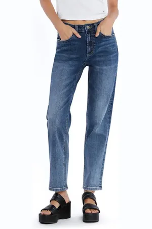 HINT OF BLU High Waist Ankle Straight Leg Jeans in at Nordstrom, Size 25