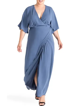 Standards & Practices Olivia Wrap Maxi Dress in at Nordstrom, Size 1X