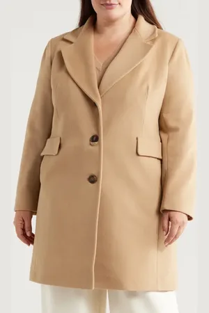 Fleurette Charlie Wool Coat in at Nordstrom, Size 20W