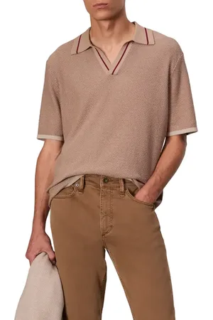 RAG&BONE Harvey Johnny Collar Piqu?? Polo in at Nordstrom, Size X-Large