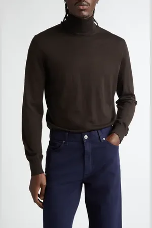 Ermenegildo Zegna Cashmere & Silk Turtleneck Sweater in at Nordstrom, Size 40 Us