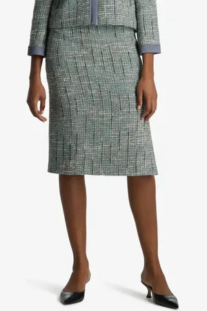 ST. JOHN Metallic Tweed Skirt in at Nordstrom, Size 2