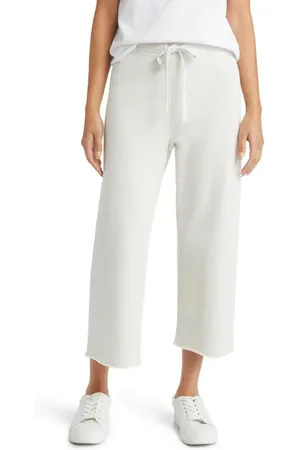 FRANK & EILEEN Catherine Crop Wide Leg Sweatpants in at Nordstrom, Size X-Small