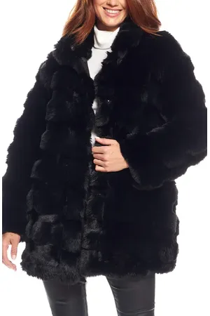 DONNA SALYERS FABULOUS FURS Rainier Reversible Faux Fur Coat in at Nordstrom, Size Medium
