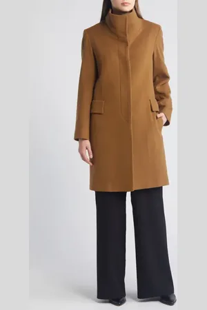 Fleurette Dusty Longline Wool Coat in at Nordstrom, Size 10
