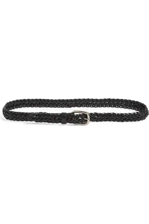 Golden Goose Houston Woven Leather Belt in at Nordstrom, Size 85