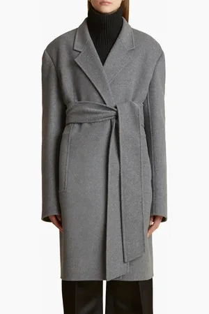 Khaite Annly Wool Wrap Coat in at Nordstrom, Size Small