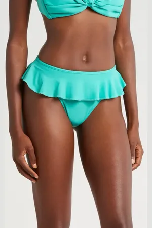 Montce Tamarindo Ruffle Bikini Bottoms in at Nordstrom, Size Large