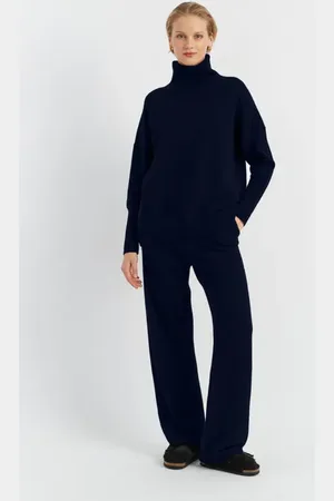 Chinti & Parker Pure Cashmere Roll Neck Sweater in at Nordstrom, Size Small
