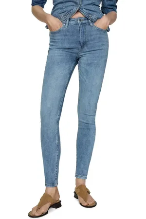 MANGO High Waist Skinny Jeans in at Nordstrom, Size 12