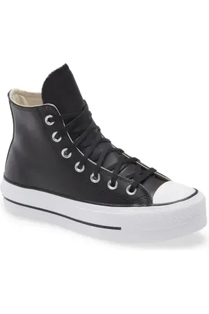 Converse Chuck Taylor?? All Star?? Leather High Top Platform Sneaker in at Nordstrom, Size 6