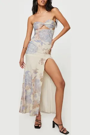 Princess Polly Kyanne Strapless Cutout Maxi Dress in at Nordstrom, Size 6