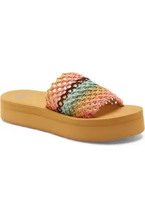 Roxy Dayzie Platform Slide Sandal in at Nordstrom, Size 7