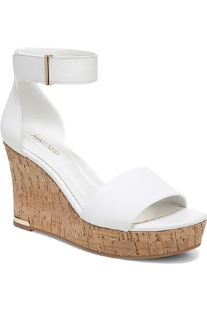 Franco Sarto Clemens Ankle Strap Wedge Sandal in at Nordstrom, Size 9.5