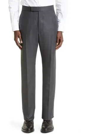 Thom Browne Classic Super 120s Wool Backstrap Pants in at Nordstrom