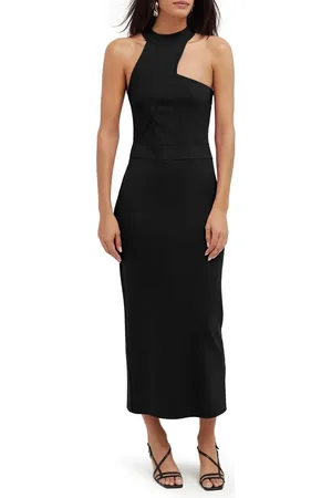 Marcella Sonata Ponte Knit Midi Cocktail Dress in at Nordstrom, Size X-Small