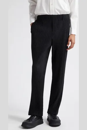 Issey Miyake Pleated Tailored Straight Leg Pants in at Nordstrom, Size 1