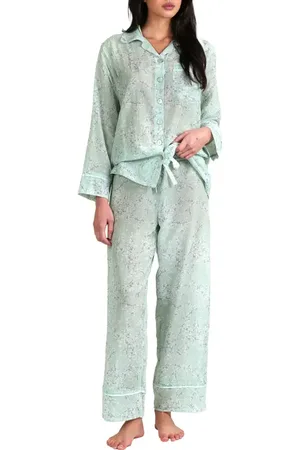 Papinelle Cheri Blossom Cotton & Silk Pajamas in at Nordstrom, Size Large