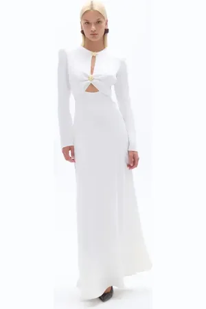 Nocturne Cut-Out Detailed Maxi Dress in at Nordstrom, Size X-Large
