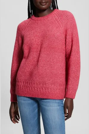Guess Margo Mixed Stitch Sweater in at Nordstrom, Size Large