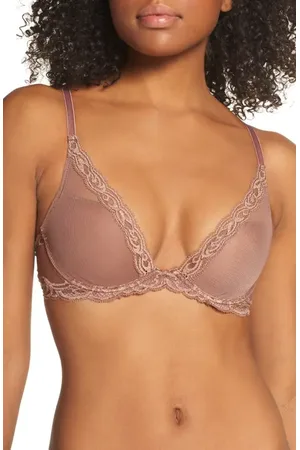 Natori Feathers Plunge T-Shirt Basics Bra in at Nordstrom, Size 30Dd
