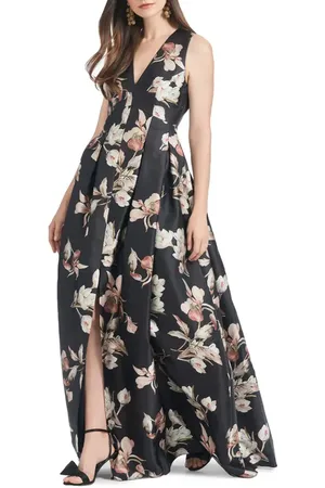 Sachin & Babi Brooke Floral Mikado Ballgown in at Nordstrom, Size 14