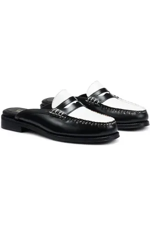 G.H. Bass Wynn Easy Weejuns?? Loafer Mule in Black /White at Nordstrom, Size 5