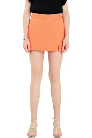 ENGLISH FACTORY Denim Mini Skort in at Nordstrom, Size X-Small