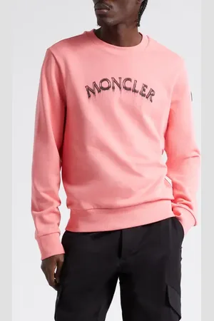 Moncler Cotton French Terry Logo Graphic Sweatshirt in at Nordstrom, Size X-Large