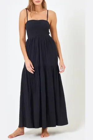 L*Space Mallorca Smocked Cover-Up Maxi Dress in at Nordstrom, Size X-Small