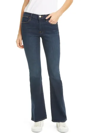 Frame Le Pixie High Waist Flare Jeans in at Nordstrom, Size 27P