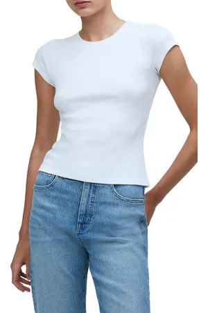 Madewell Supima?? Cotton Rib T-Shirt in at Nordstrom, Size X-Small