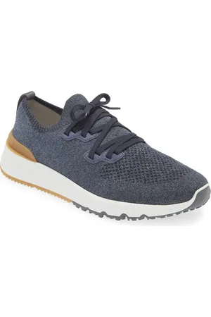 Brunello Cucinelli M??lange Knit Runner Sneaker in at Nordstrom, Size 7Us