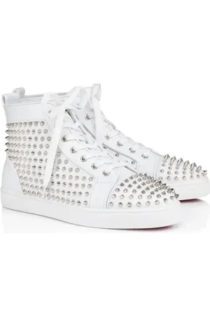 Christian Louboutin Louis Allover Spikes High Top Sneaker in at Nordstrom, Size 7Us