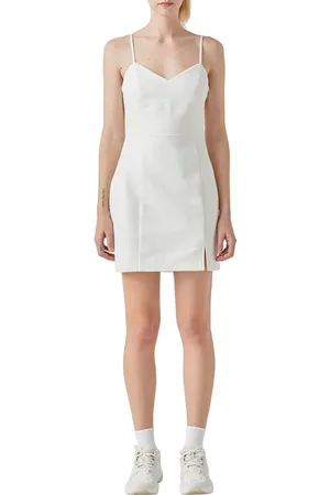 Grey Lab Strappy Back Minidress in at Nordstrom, Size Medium