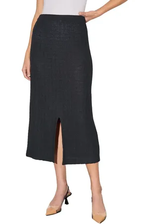 Ming Wang Heritage Fit Textured Knit Maxi Skirt in at Nordstrom, Size Small