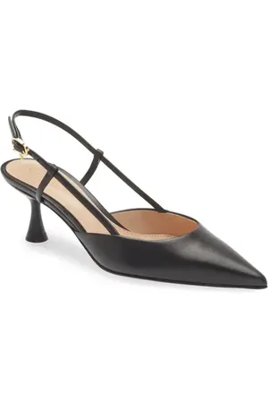 Gianvito Rossi Kitten Heel Slingback Pointed Toe Pump in at Nordstrom, Size 5Us