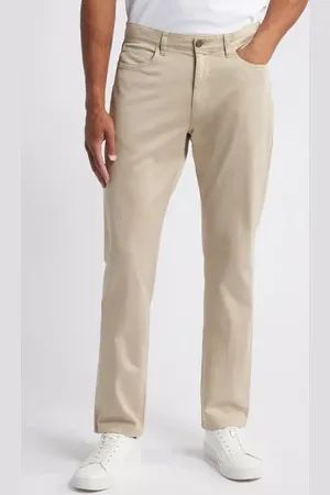 Johnston & Murphy Five-Pocket Pima Cotton Blend Pants in at Nordstrom, Size 32