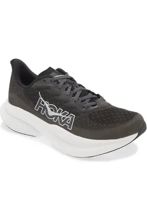 Hoka One One Mach 6 Running Shoe in Black /White at Nordstrom, Size 7
