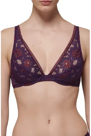 Simone Pérèle Festive Triangle Underwire Plunge Bra in at Nordstrom, Size 38D