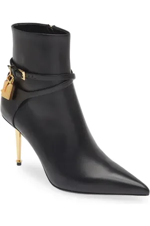 Tom Ford Padlock Pointed Toe Bootie in at Nordstrom, Size 6.5Us