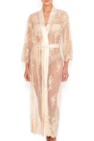 Rya Collection Darling Sheer Lace Robe in at Nordstrom, Size X-Small