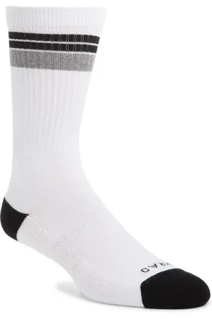 Comrad Stripe Cotton Blend Crew Socks in at Nordstrom, Size X-Large