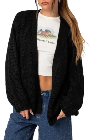 Edikted Anina Oversize Cardigan in at Nordstrom, Size X-Small
