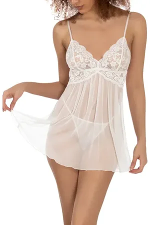 Jonquil Babydoll Chemise & Thong in at Nordstrom, Size X-Large