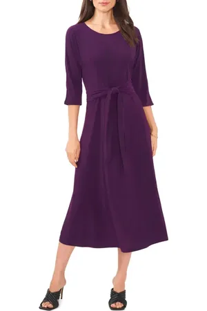 Chaussmoi Tie Front Midi Dress in at Nordstrom, Size Medium