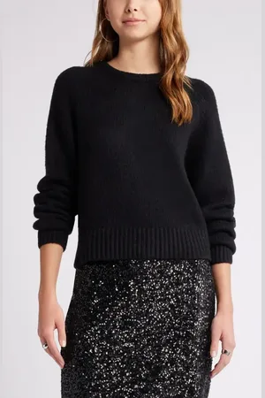 Open Edit Boxy Crewneck Sweater in at Nordstrom, Size Large